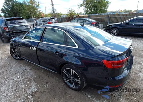 2017 Audi A4 2.0T Premium из США, поврежденный, VIN WAUENAF48HN010147